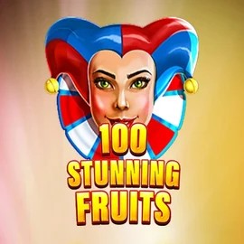 100 Stunning Fruits online game logo by SYNOT Games on luckypayslogin.com