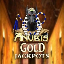 Anubis Gold Jackpots slot logo by Inspired Gaming at Lucky Pays Casino