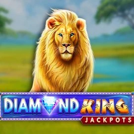 Diamond King Jackpots logo by SpinPlay Games at Lucky Pays Casino