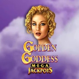 Golden Goddess Megajackpots online game logo by IGT on luckypayslogin.com
