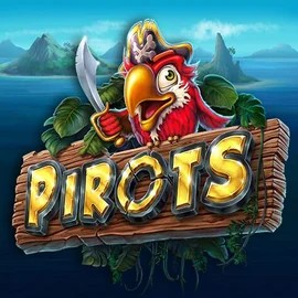Pirots slot logo by ELK Studios at Lucky Pays CasinoPirots