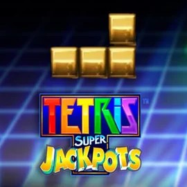 Tetris Super Jackpots by WMS, showcased at luckypayslogin.com – game logo